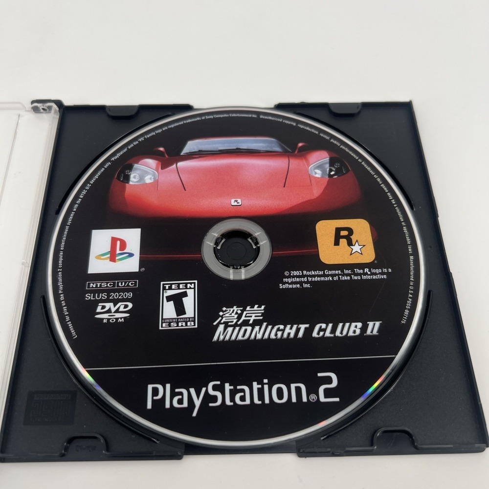 Midnight Club 2 II (Sony PlayStation 2 PS2, 2003)  Disk Only